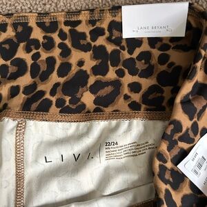 Lane Bryant Leopard Print Skirt